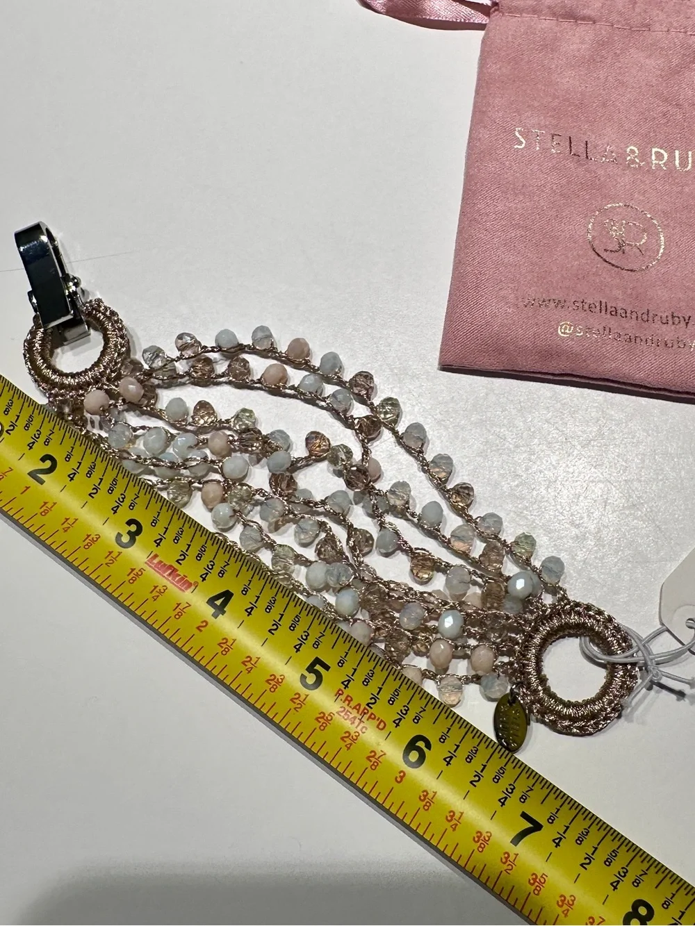 Stella & Ruby Bruno Beaded Crochet Bracelet